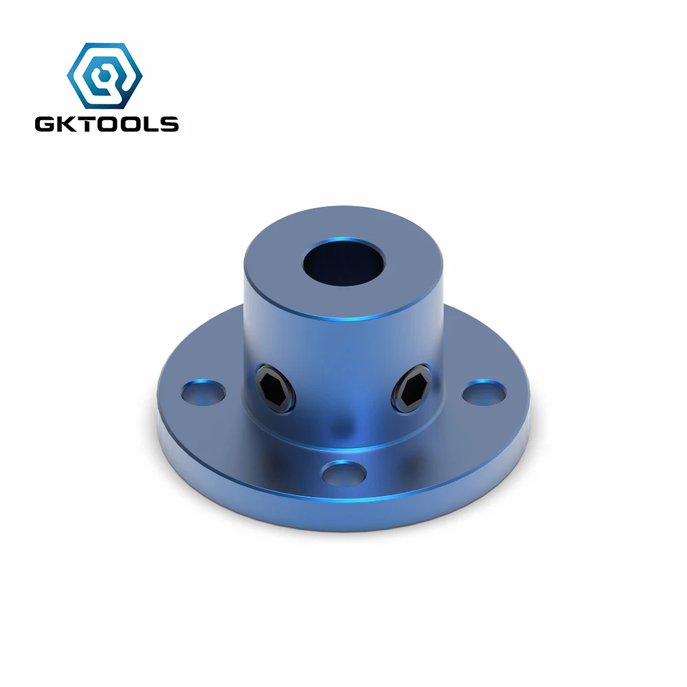 Aluminum Alloy Flange Coupling 3mm 4mm 5mm 6mm 8mm Purple Seat Axle Shaft Support 1set 3D printer Accessories