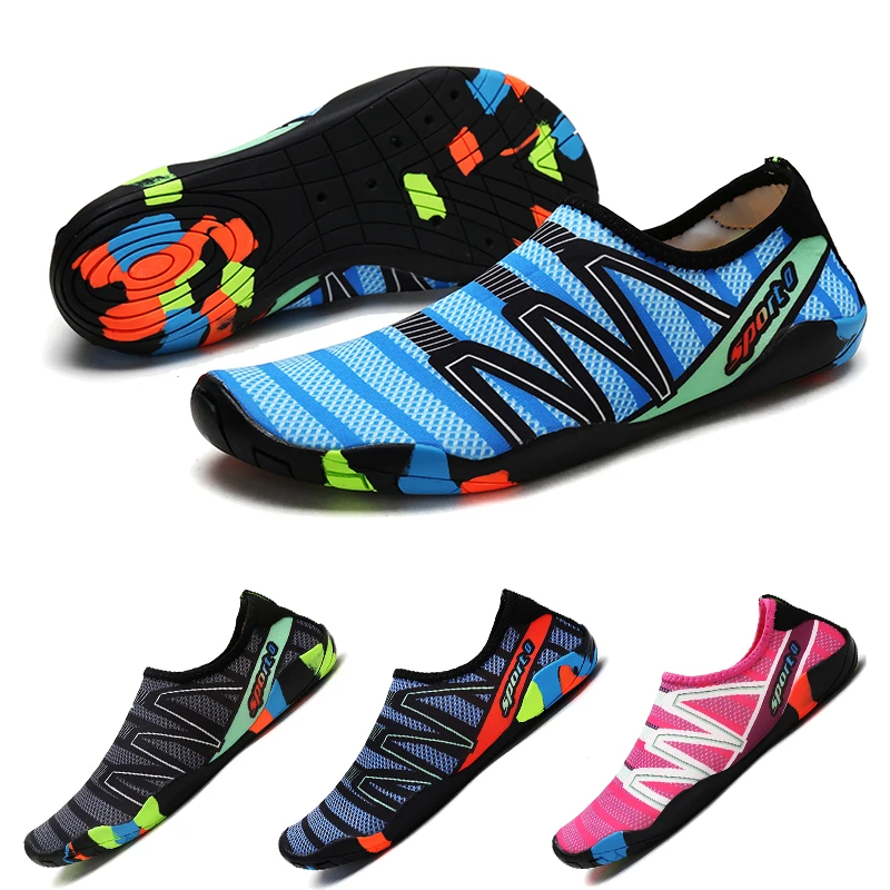 

Unisex Summer Men Beach Shoes Aqua Shoes Swimming Wading Sneakers Surfing Water Barefoot Shoes Quick Dry River Shoes