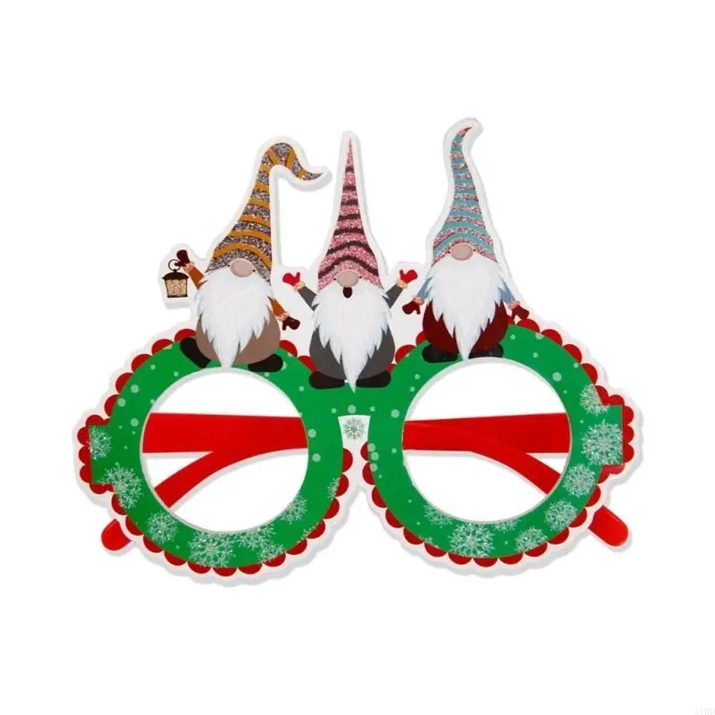 Weihnachten Santa Xmastree Gläser Rahmen Plastik Brille 2024 Neujahrsparty – Detail 8