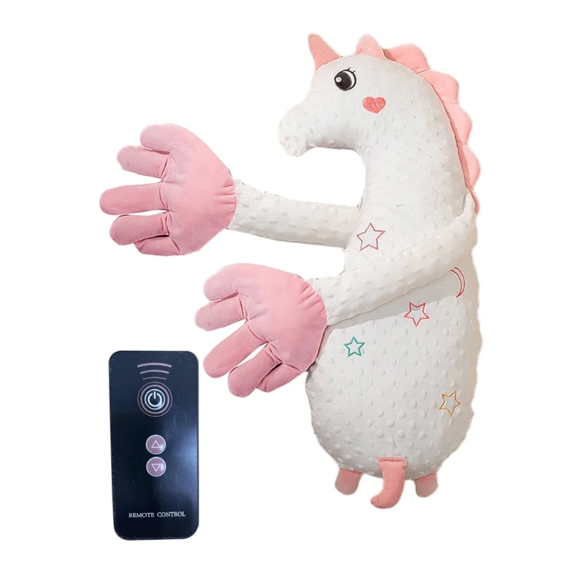 Comfortable Baby Soothing Hand Toy Head Up Practice Pillow Support Remote Control Operation for Newborns 3