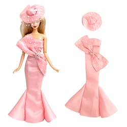 Chic Pink Fashion Ensemble for Dolls - Stylish Coat and Pants Set (Not Include Doll S)