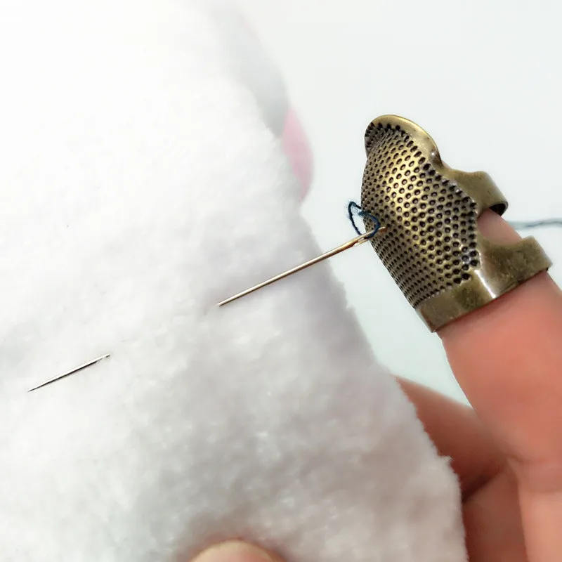 Sewing Tools Diy Accessories Thimble Finger Protector Crochet Finger Shield  Ring Retro Needlework Fingertip Thumb Handworking - AliExpress