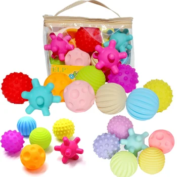 Baby Toy Sensory Balls Set Textured Hand Touch Grasp Massage Ball 0 12 Months Infant Tactile Senses Development Toys for Babies
