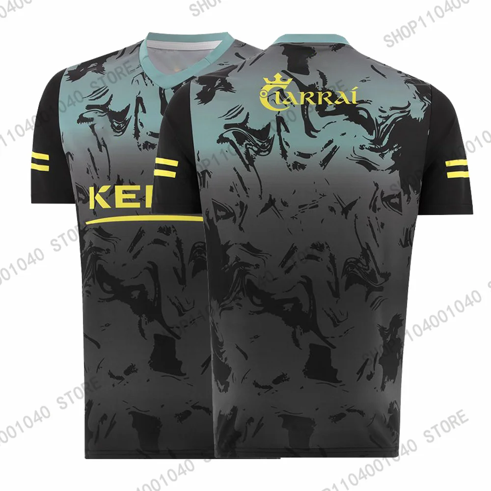 t shirts Men Tshirts Kerry Gaa Football Jersey For Adults Summer Sports Soccer Training Quick-Dry Short Sleeve Tees Tops Clothes