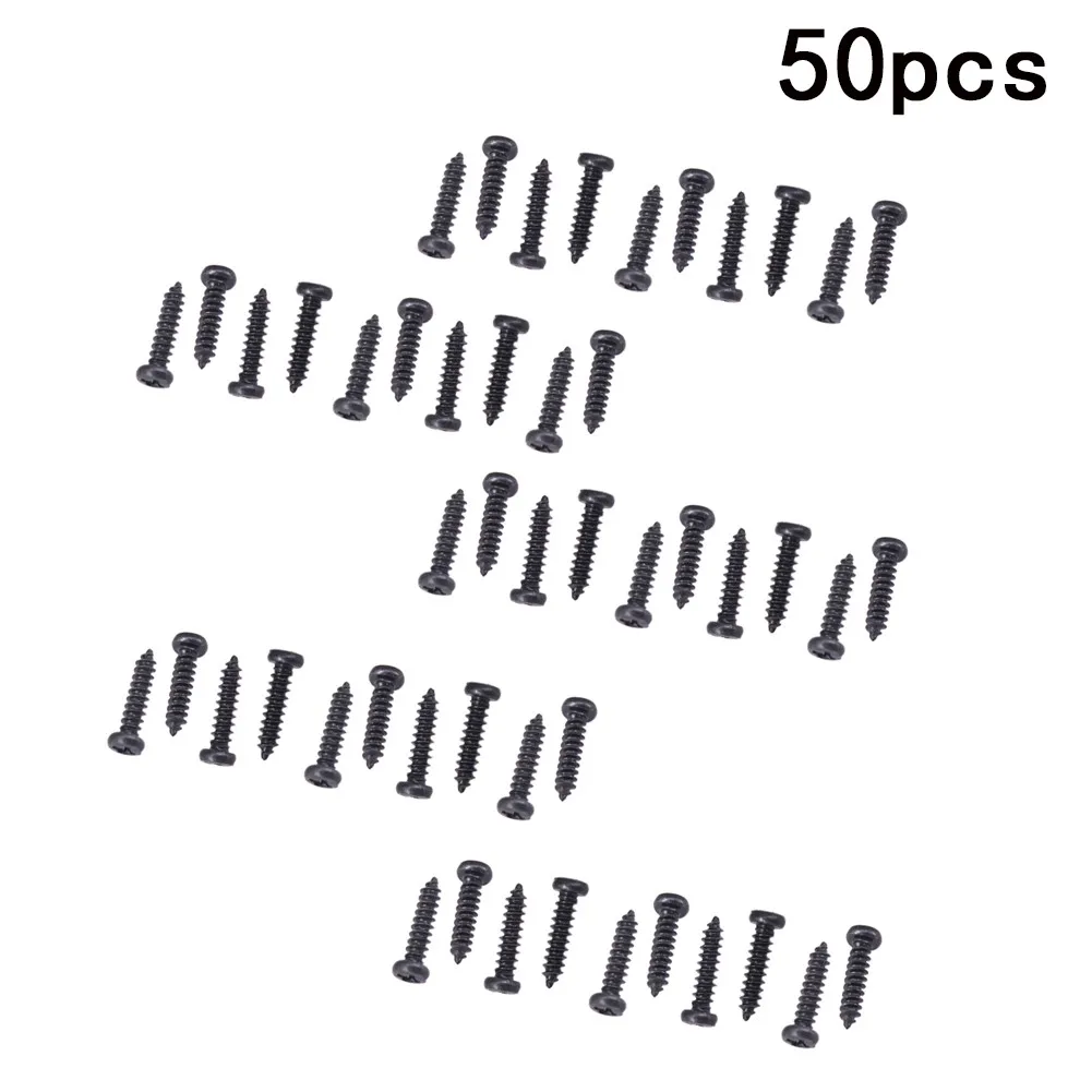 E-Gitarre Gitarre Stimmschraube Schrauben 2,2 x 11 mm 50 Stück Akustikgitarre Banjo Mechaniken Mechanik Stimmwirbel Ukulele Nützlich – Detail 2