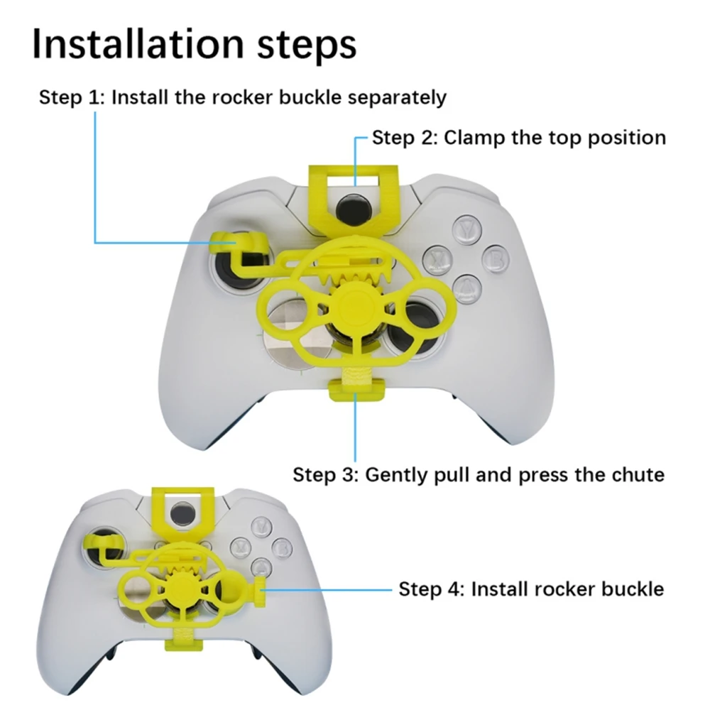 Archivo STL gratis Volante Xbox One para mandos con cable 🎮・Modelo  imprimible en 3D para descargar・Cults