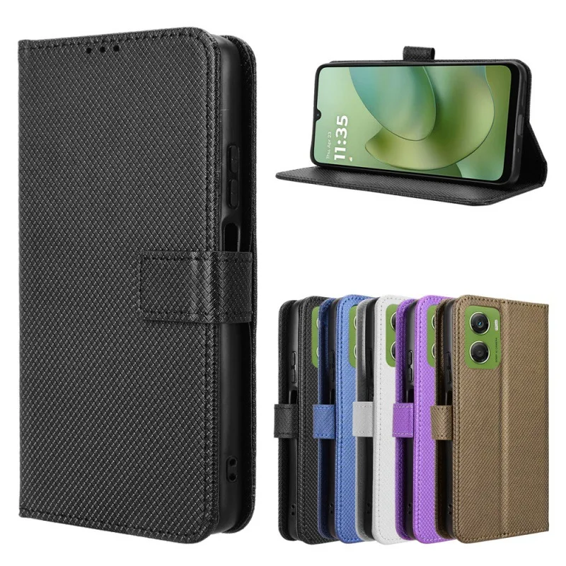 Elegant Leather Wristlet Wallet Case with Card Slots and Flip Cover