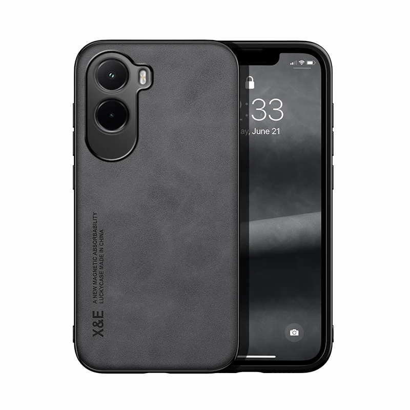 Luxury Leather Texture Shockproof Silky Feel Case with Magnetic Attraction