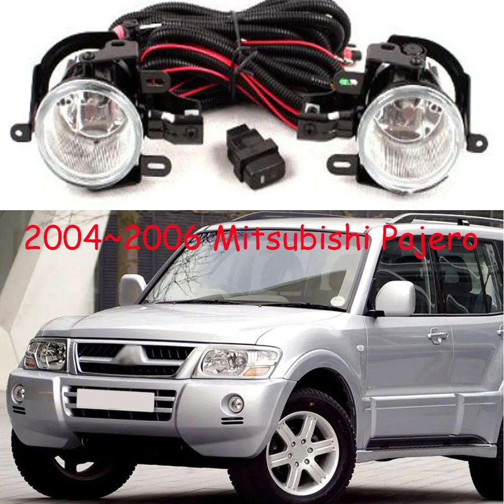 

Автомобильный бампер, передняя фара для Pajero, противотуманные фары Montero 2004 ~ 2006y, автомобильные аксессуары, галогенная лампа, автомобильная фара Pajero