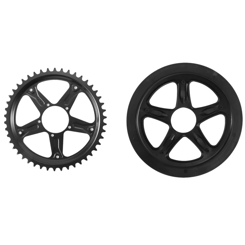 

New E-Bike Chainwheel And Replacement Chain Guard Chainring Teeth For Bafang BBS01 BBS02 Mid Drive Motor