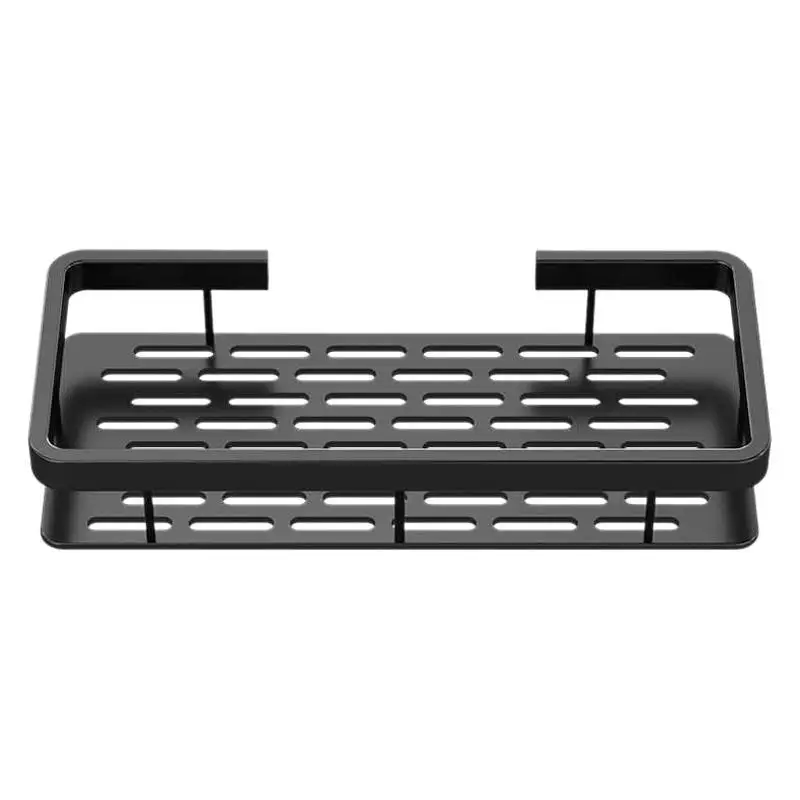 Bathroom Shelf Towel Rack Shelves Wall Shower Shampoo Rack No Drill Stainless Steel Anti Rust Storage Shower Rack Suction Cup 6