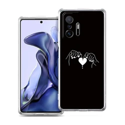 CartoonArt Transparent Soft Phone Case Cover for Xiaomi Mi 11i (B1)