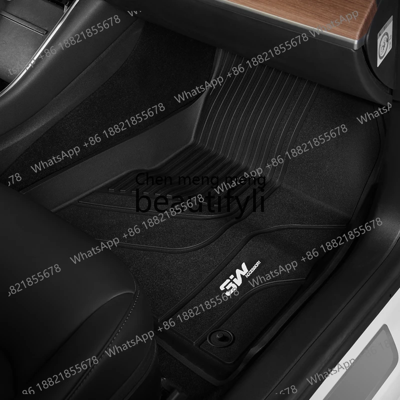 3W 풀 TPE 바닥 매트는 모델 3 모델 Y S X의 새로운 버전에 적합한 특수 대형 세트입니다.