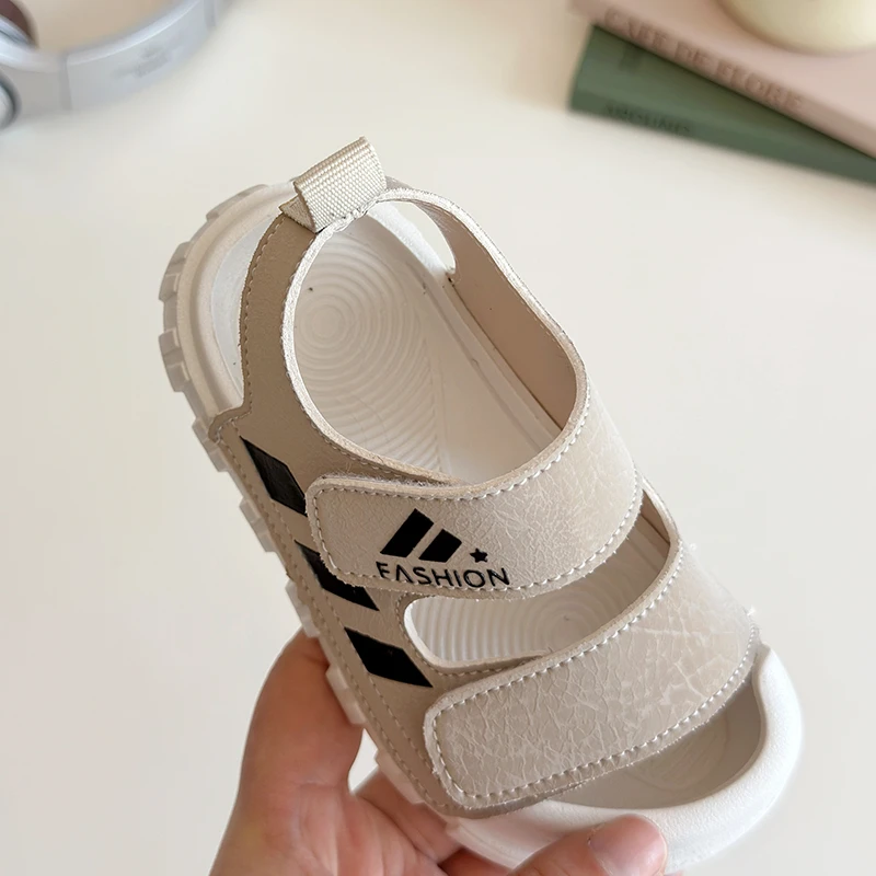 Children's Summer Beach Sandals - Stylish Soft Toe-Covered Footwear