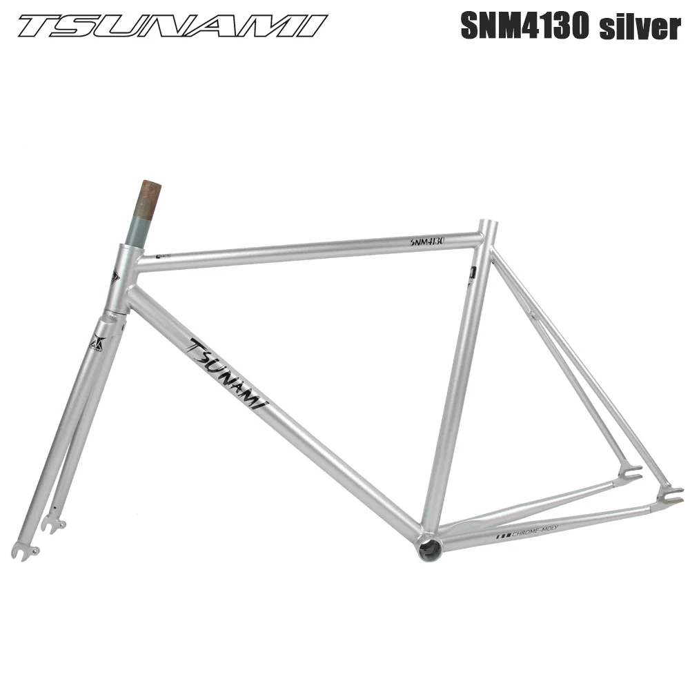 700C Fixed Gear Bicycle Frameset 50/52/55cm Racing Track Fixie