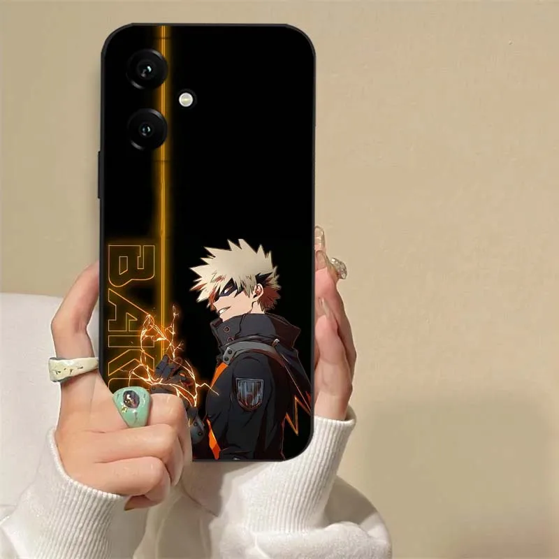 My Hero Academia Anime Black Phone Case Cover