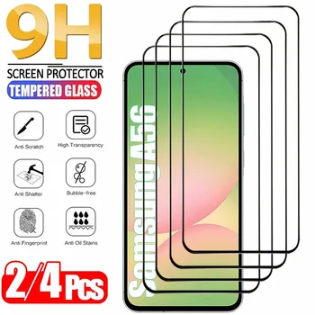 2-4 Screen Protector For Samsung Galaxy A56 A55 A54 A53 Tempered Glass For Samsung A17 A27 A37 A57 A36 A26 A16 S26 S25 S24 Ultra 1