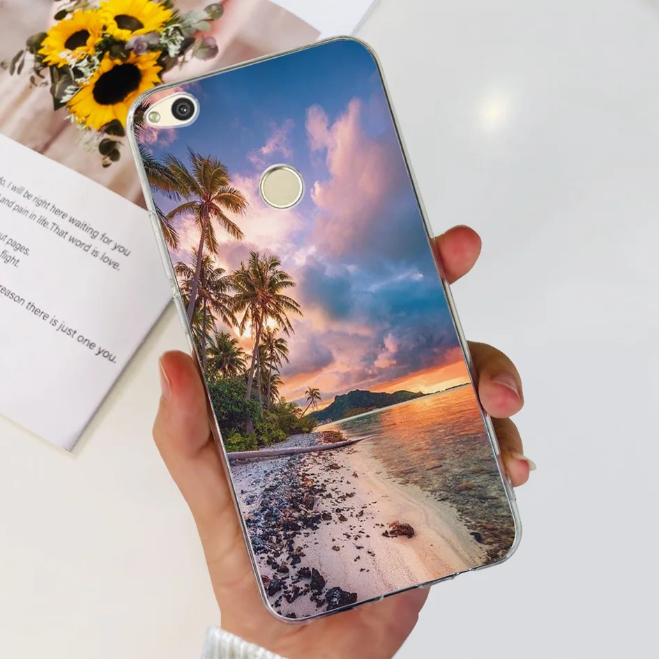 Floral Love Heart Soft Silicone Clear Phone Case