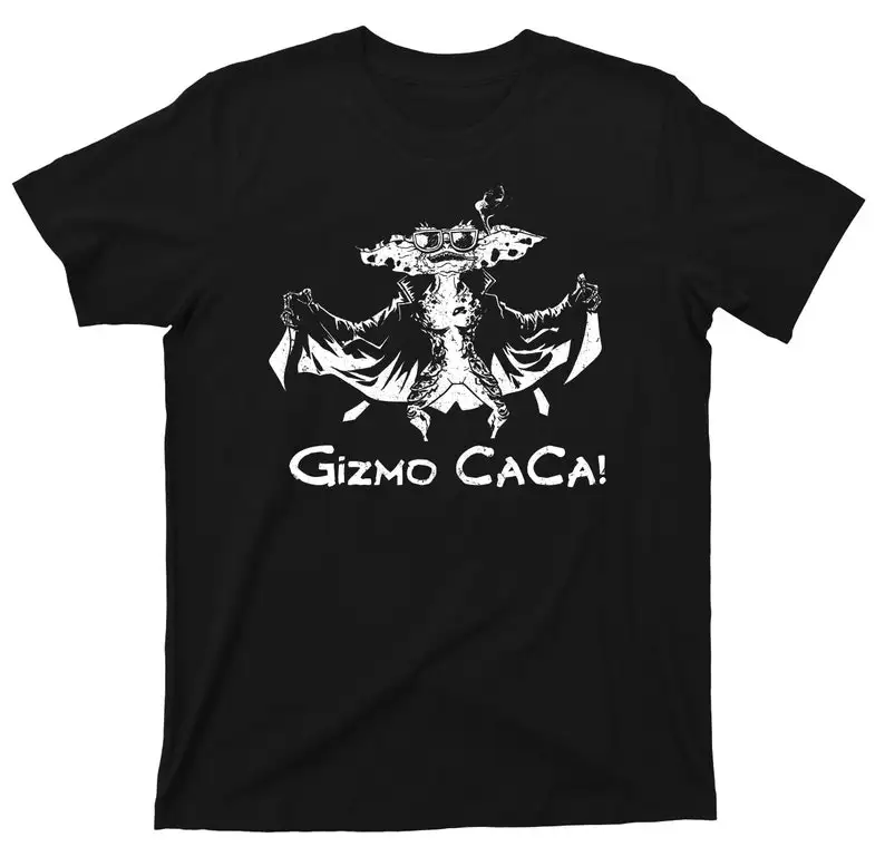 T-Shirt Gizmo Caca-T-Shirt Da Uomo Casual Girocollo Manica Corta