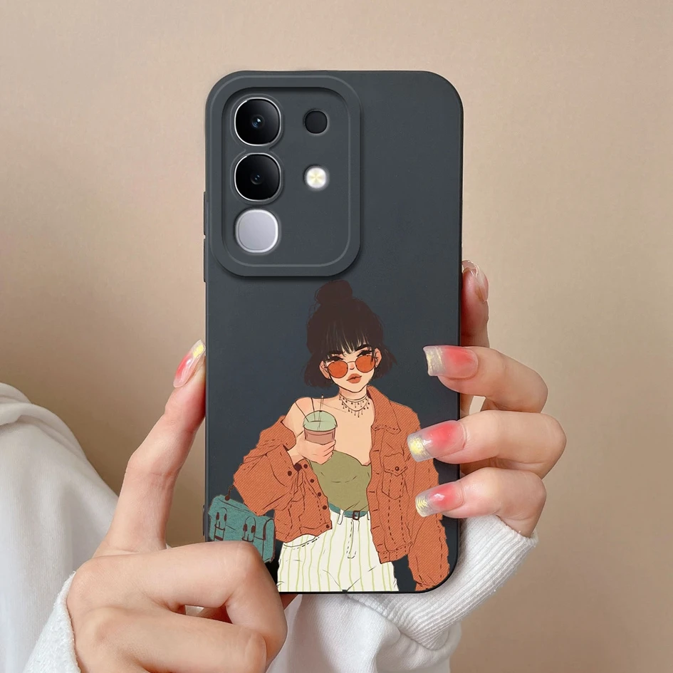 Cute Creative Pattern Soft Silicone Shockproof Phone Case Housing