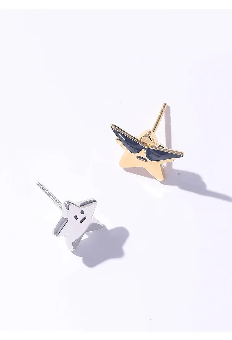 Star Duo Stud Earrings S97722cb1e3cb4632892bcbe8963af4bfH