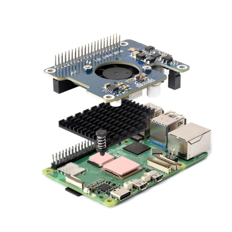 POE HAT 802.3af/at մϴ. Ʈũ ǥ PoE(Power Over Ethernet) 5 HAT