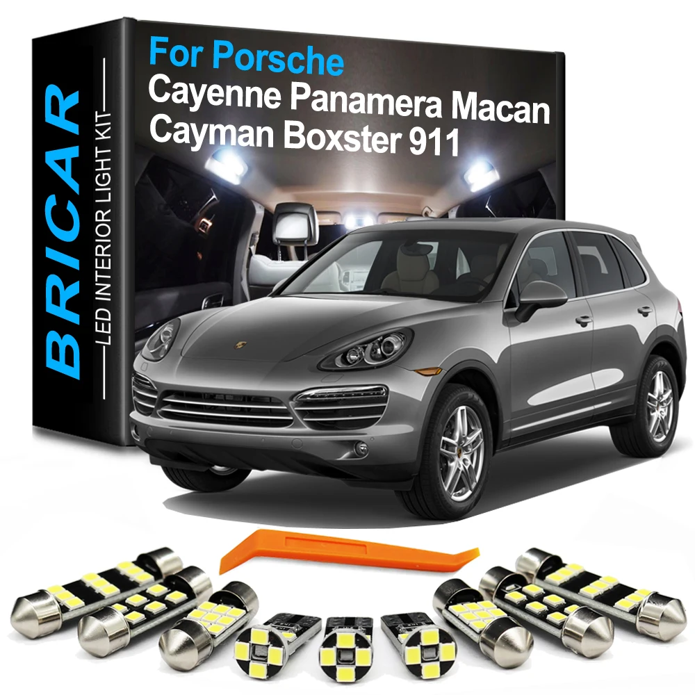 Bricar Per Porsche Cayenne Panamera Macan Boxster Cayman 986 987 911 964 993 996 997 Carrera Turbo 4 S 4 S Kit Luce Led Interna