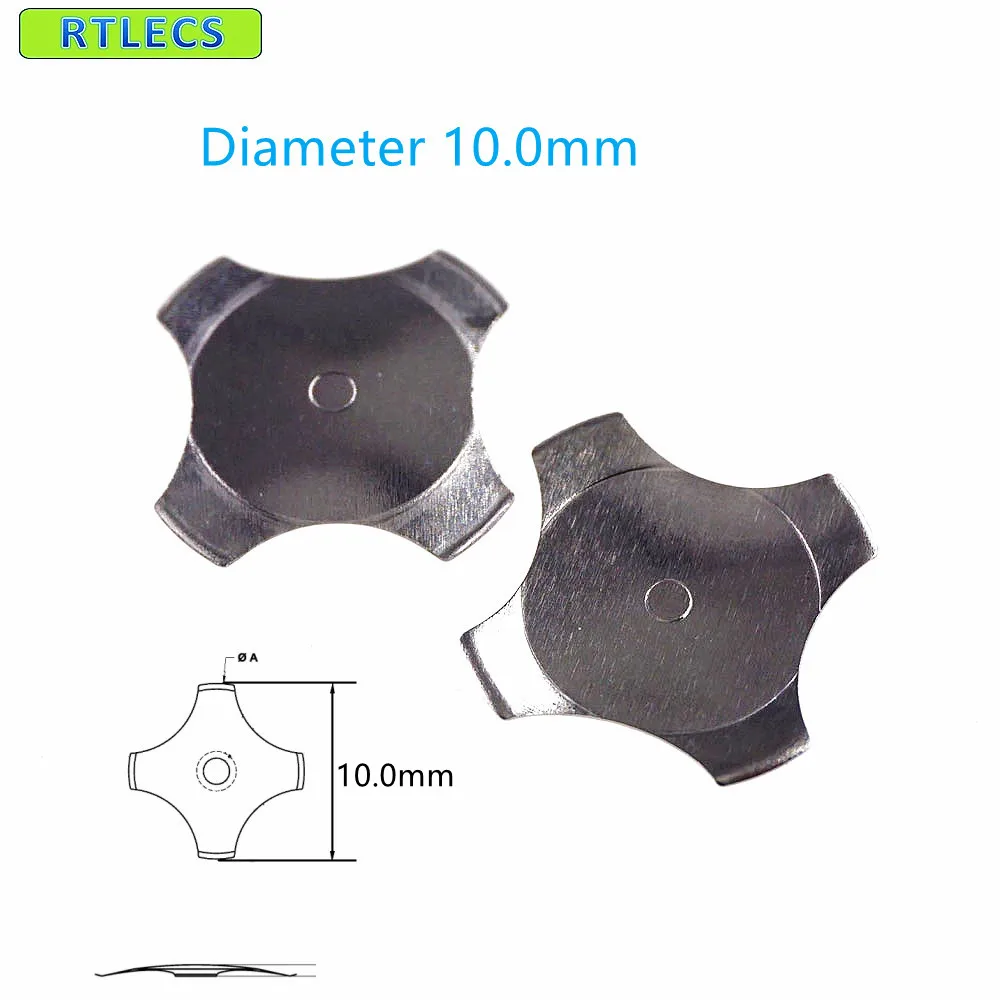 Diâmetro Cross tipo Metal Dome Dimple Pernas Interruptor de Matriz 250 gf Snap Rohs Oem Ordem por Correio 1000 500 Pcs 10.0 mm