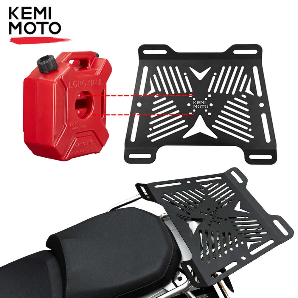 Hinterradgepäckträger Für BMW R1200GS/R1250GS - Schwarz Edelstahl Gepäckträger Für Adventure Touren