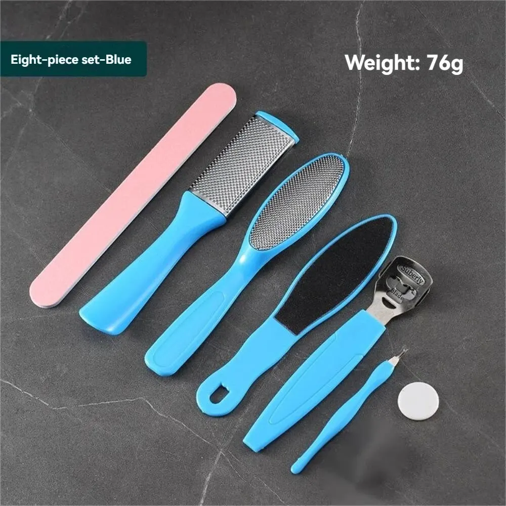 Foot Rubbing Board to Remove Dead Skin Grinding Stone Pedicure Planer Tool Set Heel Callus File Scraping 7pcs foot file foot scrubber pedicure tool