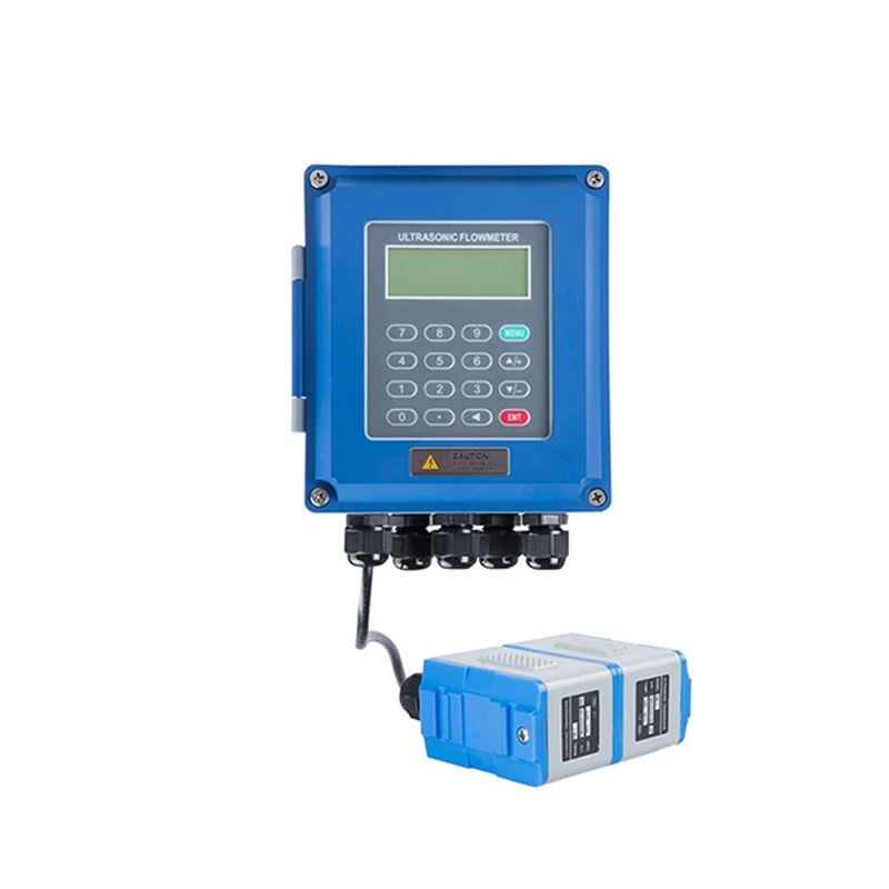 

DC-JUF-2000B Digital Ultrasonic Flowmeter Industrial Separate Fixed Ultrasonic Water Flow Meter Sensor