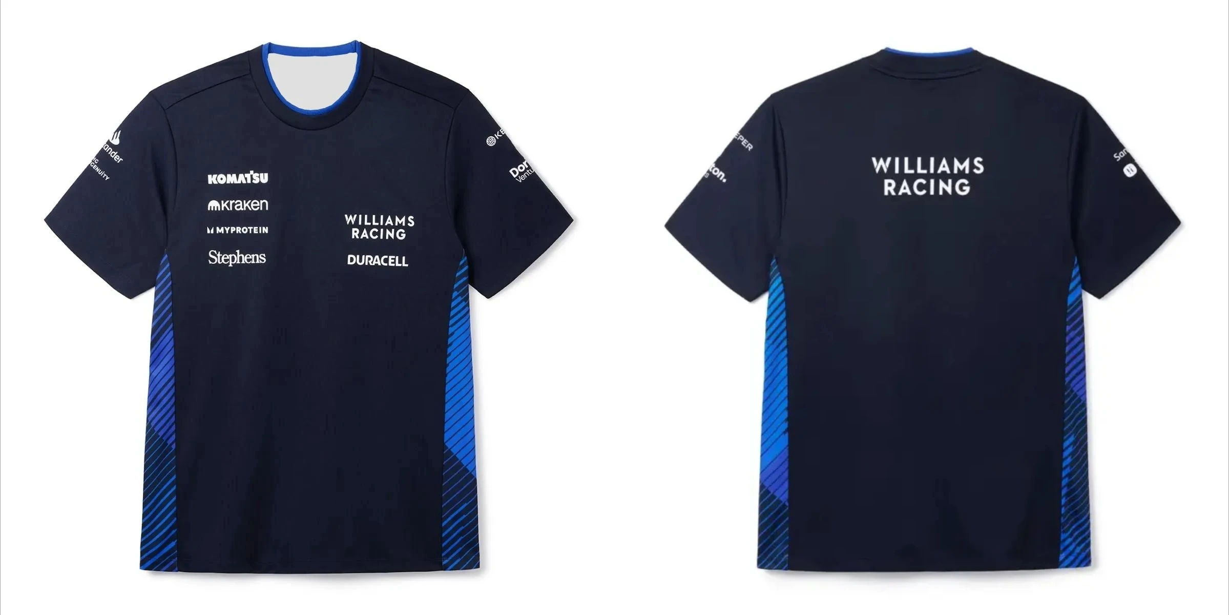 F1 Williams Racing Team Carlos Sainz Formula One Alex Albon 3D Printed T-shirt Men's Women's Children's Car Fans' Shirt