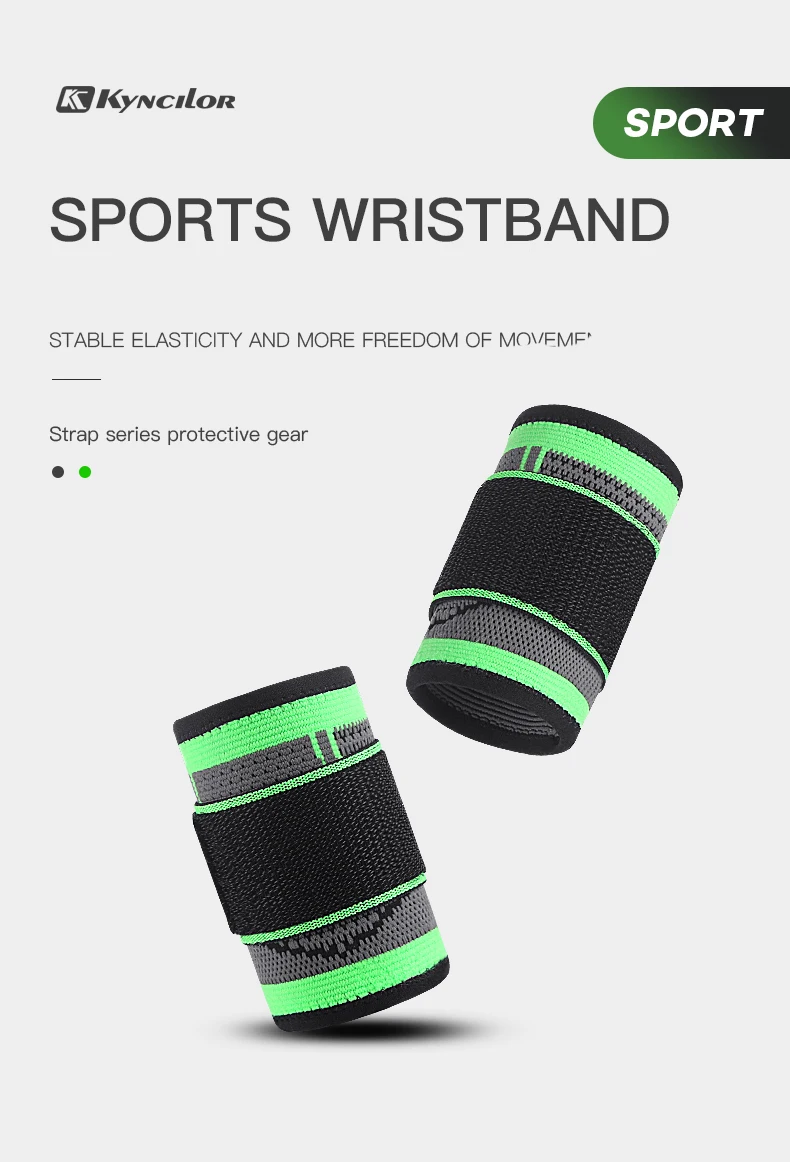 Description Picture 2 of item1 PCS Kyncilor Fitness Sports Wrist Guard Weightlifting Dumbbell Horizontal Push Kettlebell Fitness Stable Joint Wrist Guard