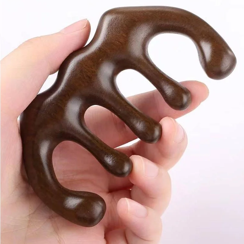 

Натуральное золото, шелк, сандаловое дерево, искусственные расчески с пятью зубьями для головы, кожи головы, тела