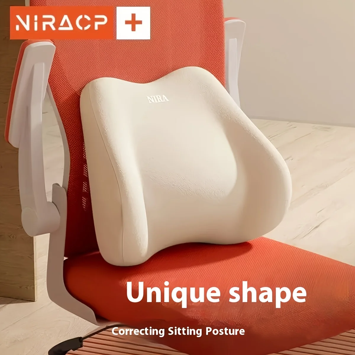 Cotton Ergonomic Bed Waist Pad for Sleep Lumbar Support Pillow for Lower Back Pain Relief Orthopedic Cushion for Lumbar