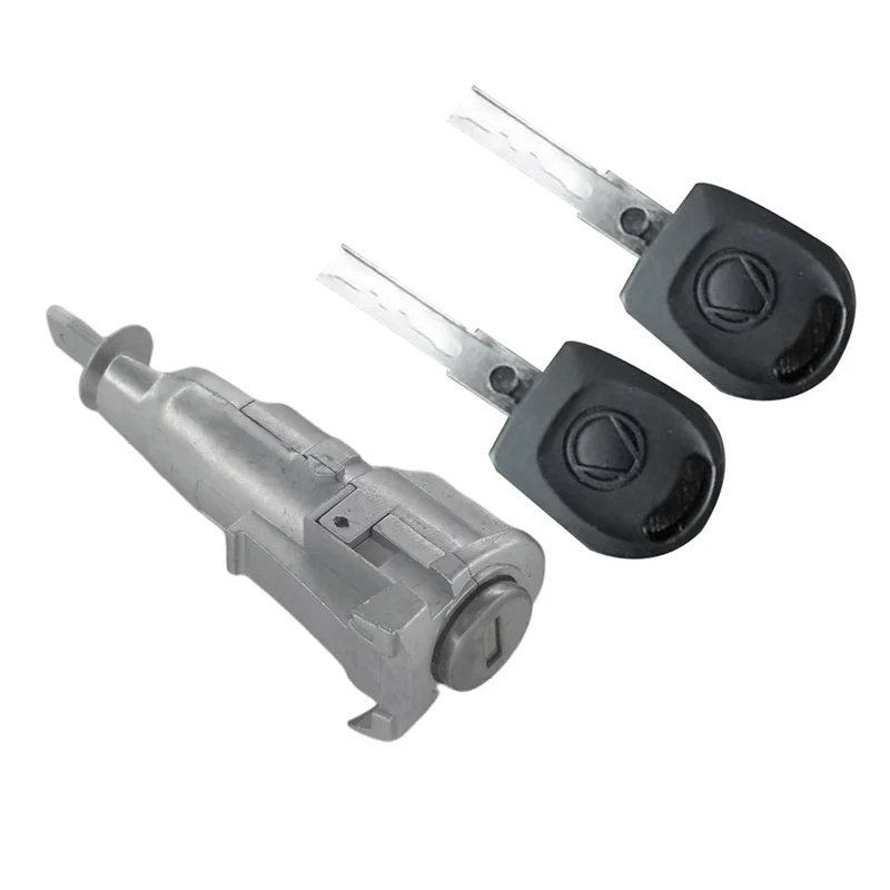 1Z 0837167 C 6Y 0898167 E 왼쪽 드라이버 도어 잠금 배럴 실린더 도어 잠금 실린더 전면 키트 Skoda Octavia 2005-2008