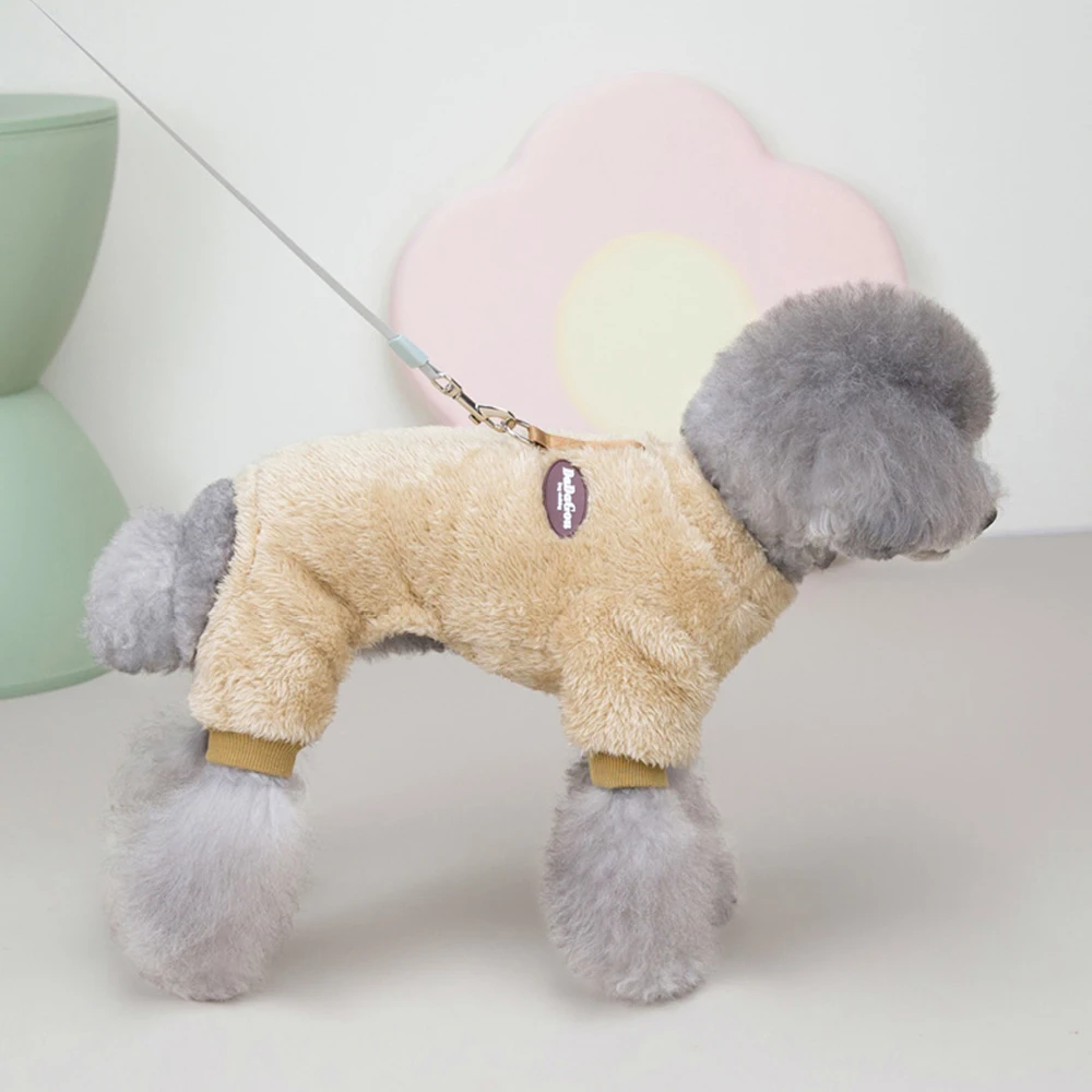 Pet Jacket Winter Dog Clothes Four Legs Pet Clothes Coral Velvet Chihuahua Cat Warm Comfortable Puppy Supplies