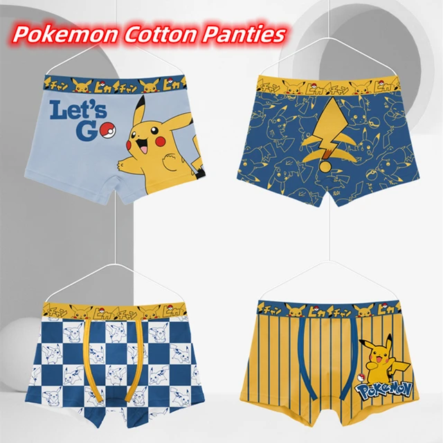 Pokemon Kids Panties Cotton Boxer Cartoon Shorts Psyduck Charmander Mimikyu  Eevee Squirtle Pikachu Kawaii Cartoon Birthday Gift - AliExpress