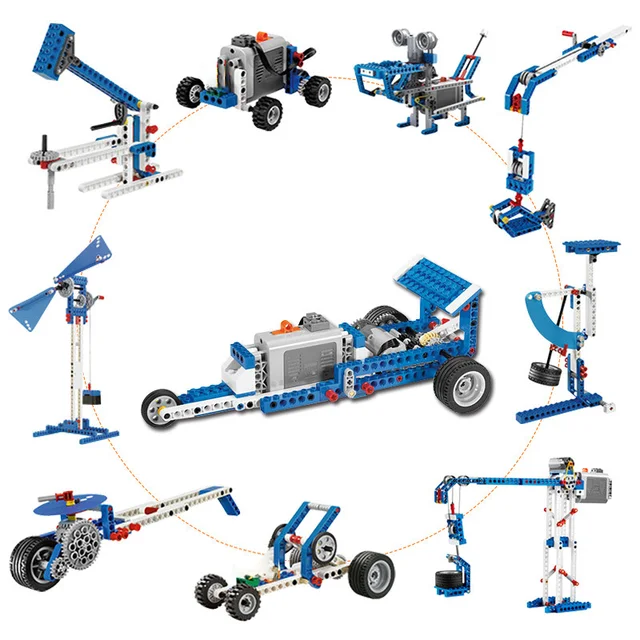 DIY Motorized Robot Building Block Kit 2