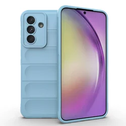 Silicone Shockproof Back Cover Case for Galaxy A05 4G (Light Blue)