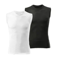 Men Compression Tank Top Slim Sleeveless Vest Quick-drying Jersey Breathable Quick Dry for Fitness Gym Sweat Cycling Active Tops 1