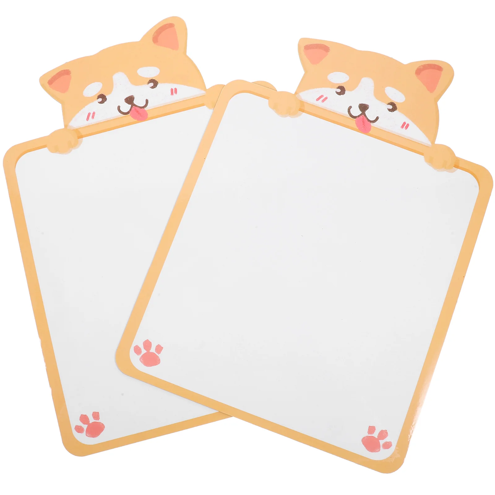 

2 Sheets Magnetic Notepad White Board for Fridge Reminder Schedule Planning Whiteboard Message Board