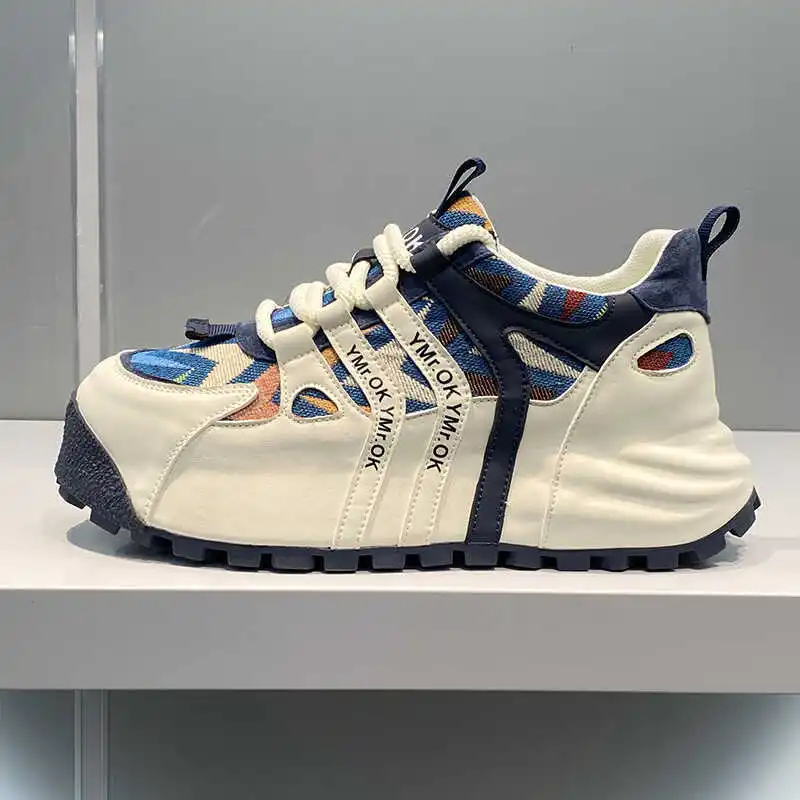 Luxury Men's Sneakers Tall Thick Bottom Youth Casual Shoes Comfortable Durable Breathable Running Sports Shoes Big Size 39-48 6