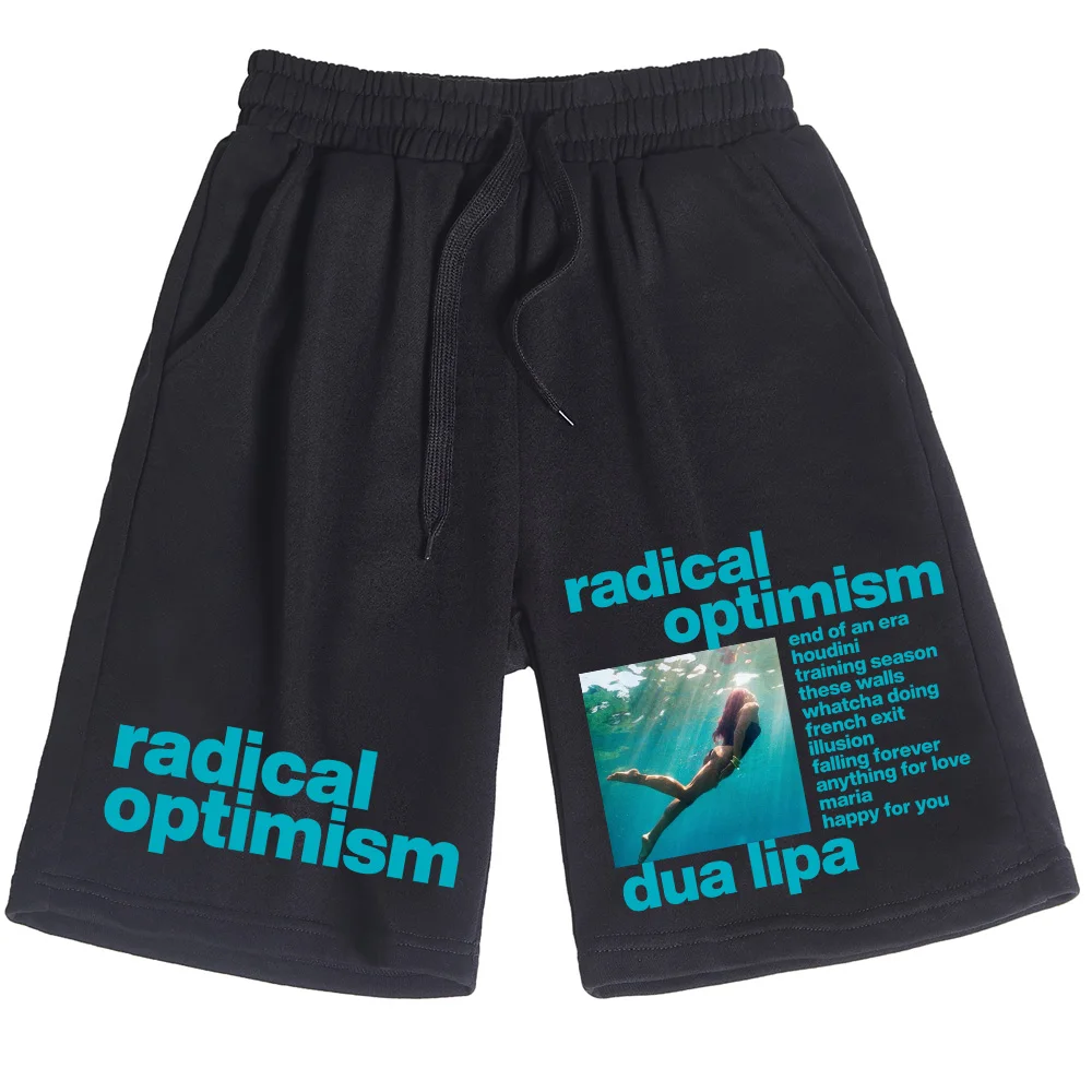 Шорты Dua-Lipa Radical Optics 2024 для мужчин и женщин, повседневные свободные пляжные Хлопковые Штаны для улицы