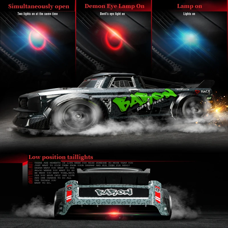 

UDIRC UD1603 1608 Pro RC Car 2.4G 1/16 50km/H High Speed Brushless 4WD Drift Car RTR Remote Control Vehicles Toy VS MJX 14302