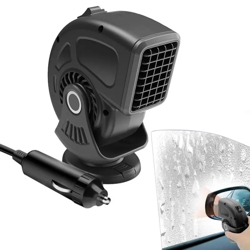 

Car Defroster Windshield Heater 12V 2 In 1 Heating/Cooling Fan For Auto Portable Winter Car Accessories For Truck RV SUV Travel