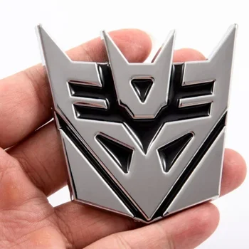 Transformerss 3D Car Stickers Decepticons Autobots Logo Badge Car Scratched Stickers Cosplay Car Decoration Accessories 1