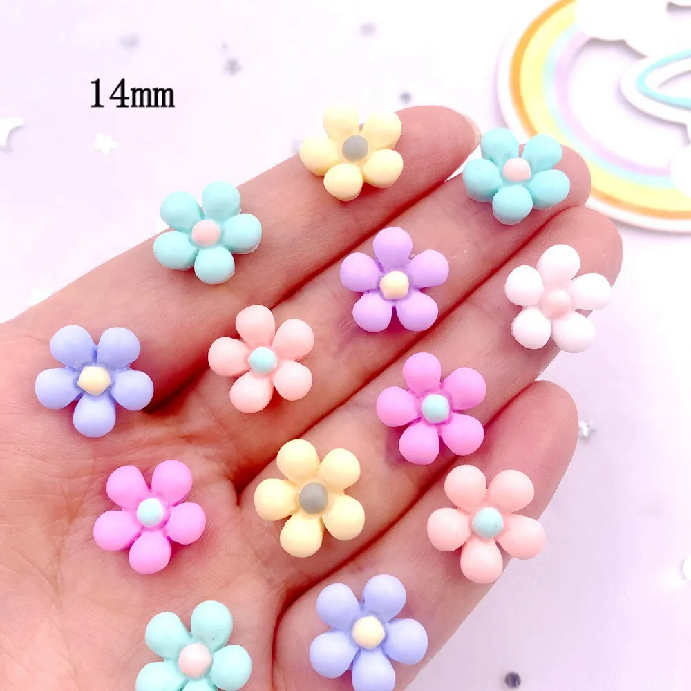 60pcs resin accessories hand painted colorful