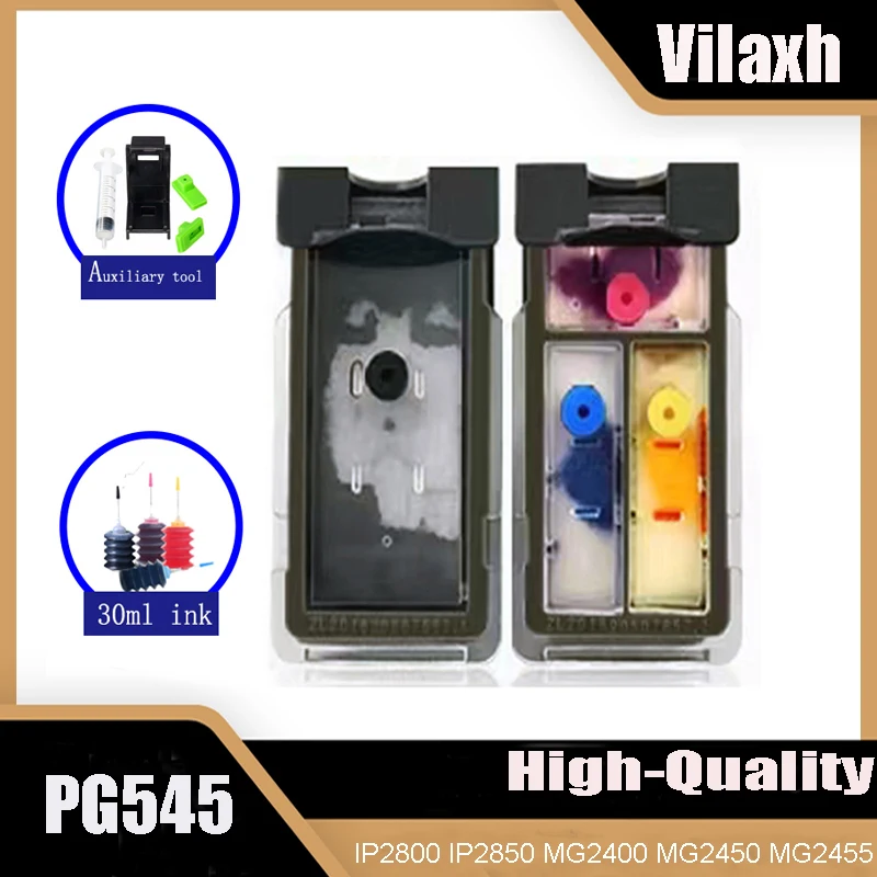 Vilaxh Pg545Xl Cl545 Xl Pg545 Cl546 Cartuccia Di Inchiostro Di Ricambio Per Canon Ip2800 Ip2850 Mg2400 Mg2450 Mg2455 Stampanti