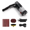 Angle Grinder Electric Belt Sander DIY Mini Grinder 10000/min Small Hand-held Machine With 9pcs Sanding Belt Woodworking 1